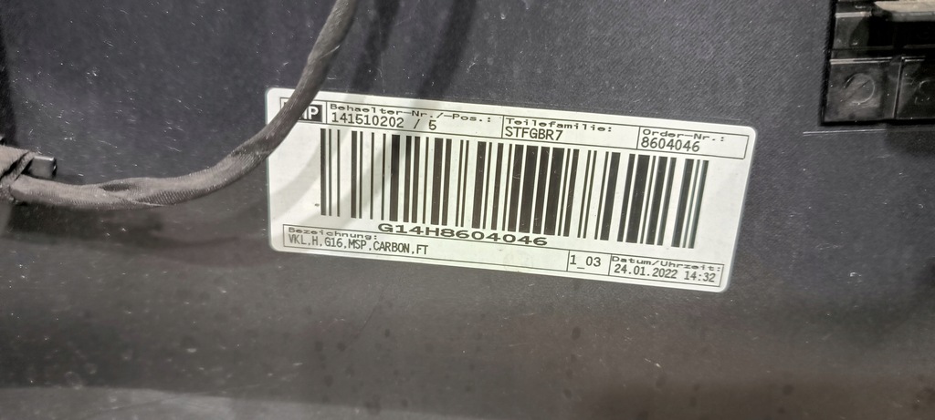 фото №11, Bmw 8 g16 mpakiet бампер задня карбон schwarz металік 416