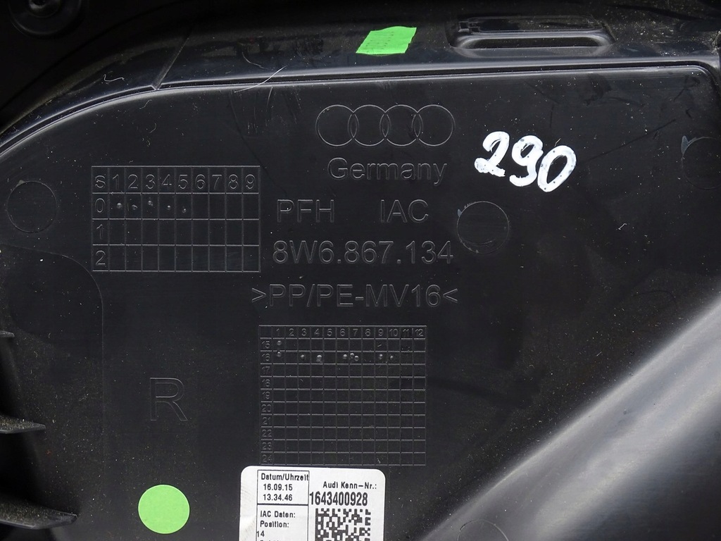 фото №16, Обшивка обивка дверь правый перед передний audi a5 f5 8w coupe 3d 8w6867118