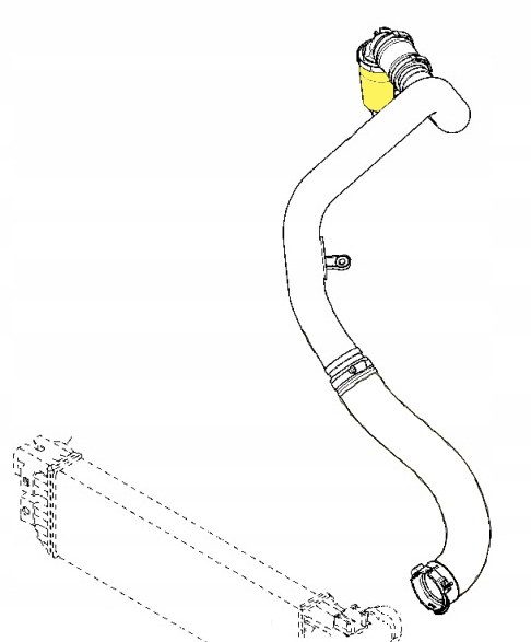фото №3, Wąż turbo шланг renault master 144600828r
