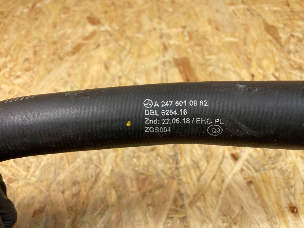 фото №11, Wąż труба шланг wody mercedes w177 w247 w118 h247 a2475010982