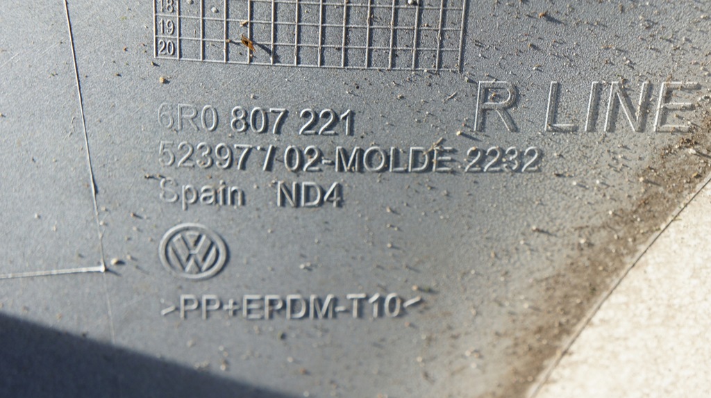 фото №12, Передній бампер vw polo v r line 6r0