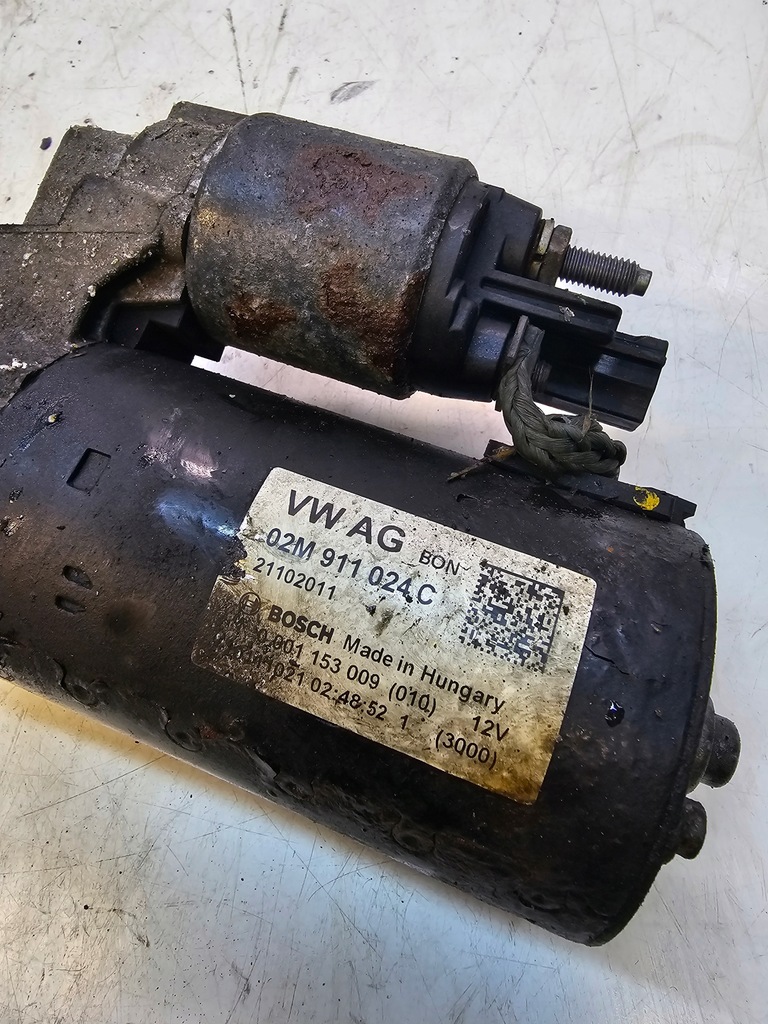 фото №5, Стартер audi a1 8x seat skoda 02m911024c