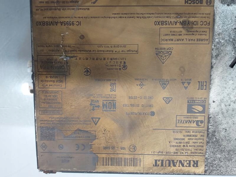 фото №2, Радіо renault clio v 259151697r