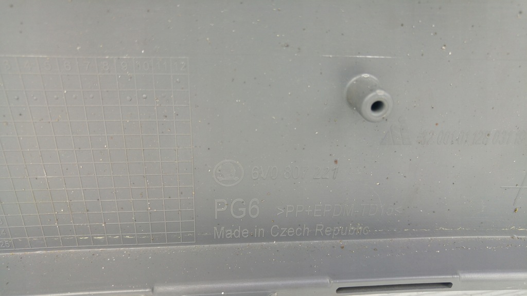 фото №11, Skoda fabia iii 14- бампер перед 6v0807221