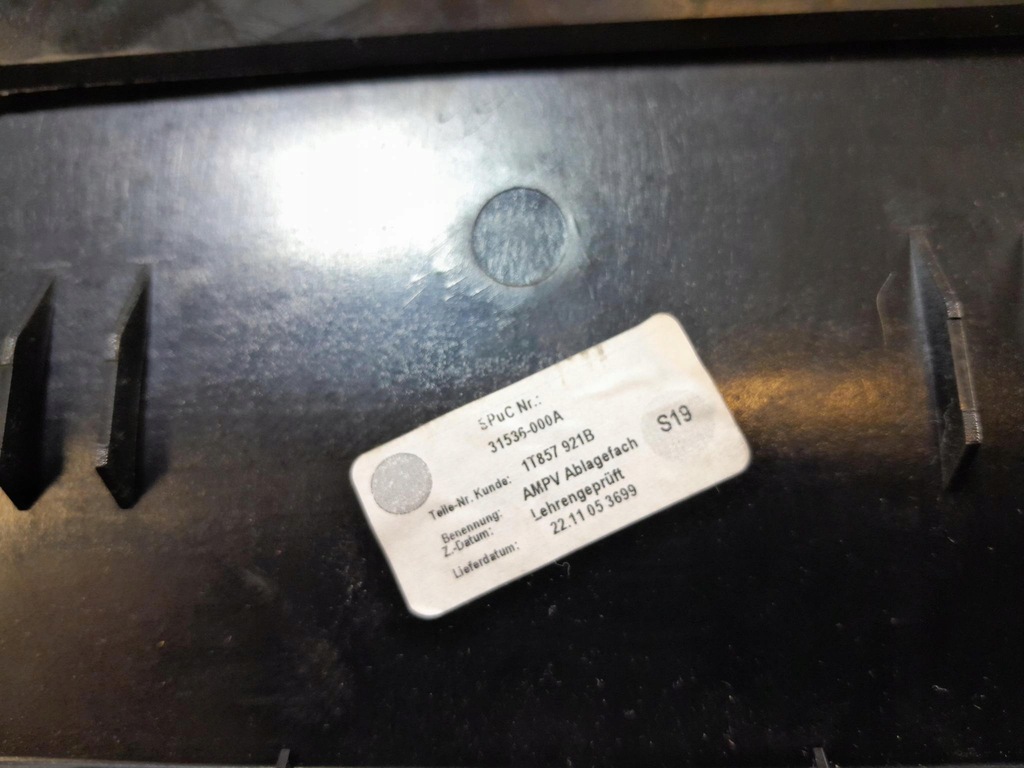 фото №8, Vw touran i бардачок панелі 1t857921b