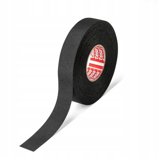 фото №1, Лента tesa изоляционная parciana 19mm 25mb olejoodporna тканевая czarna