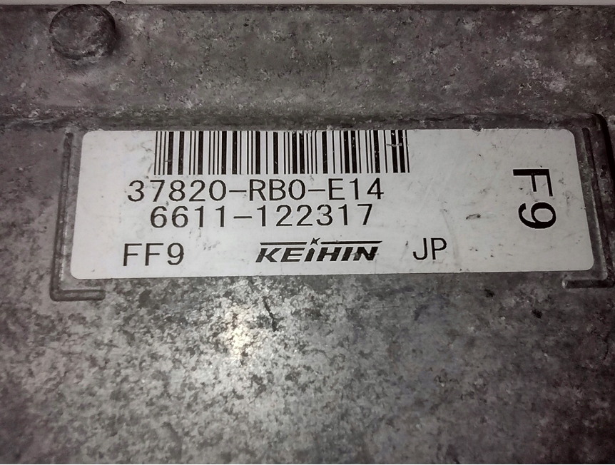фото №6, Бортовой компьютер двигателя 37820-rb2-g13 honda jazz iii