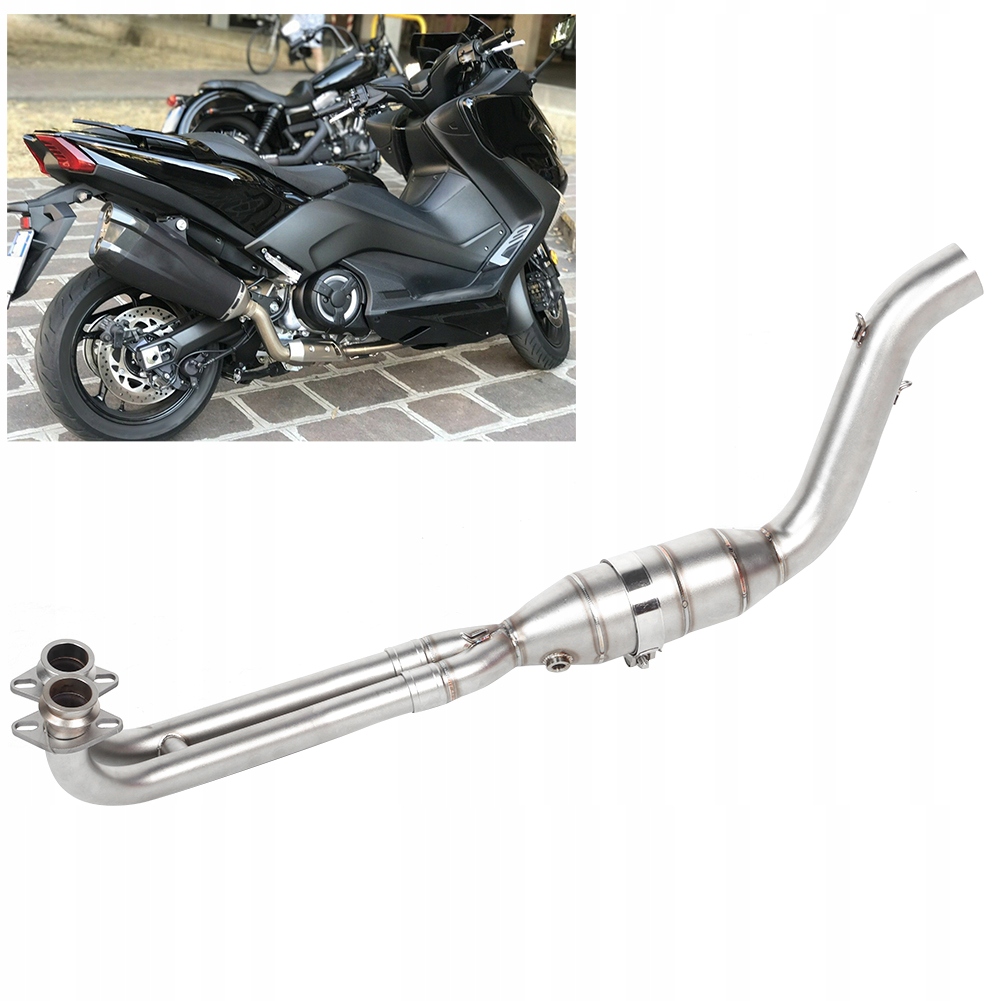 фото №10, Труба вихлопна motocykla середня труба ze нержавіюча сталь нержавіючої 304 з глушником