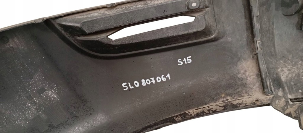 фото №7, Skoda yeti 5l0 спойлер дифузор накладка бампера передня перед 5l0807061