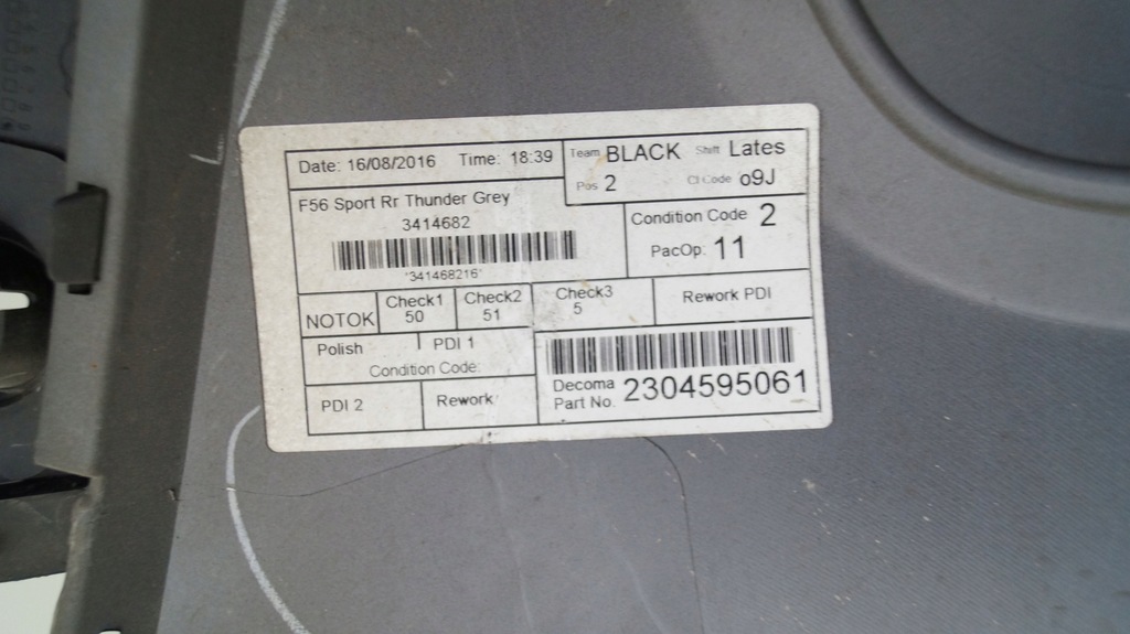 фото №7, Mini cooper f55 f56 s 14-21 бампер задній задня w44