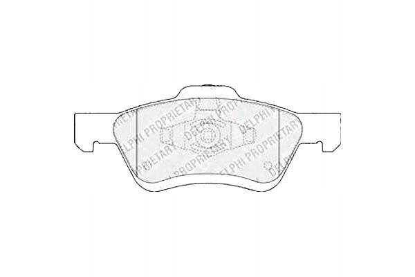 фото №1, Delphi гальмівні колодки гальмівні ford maverick ford usa esc