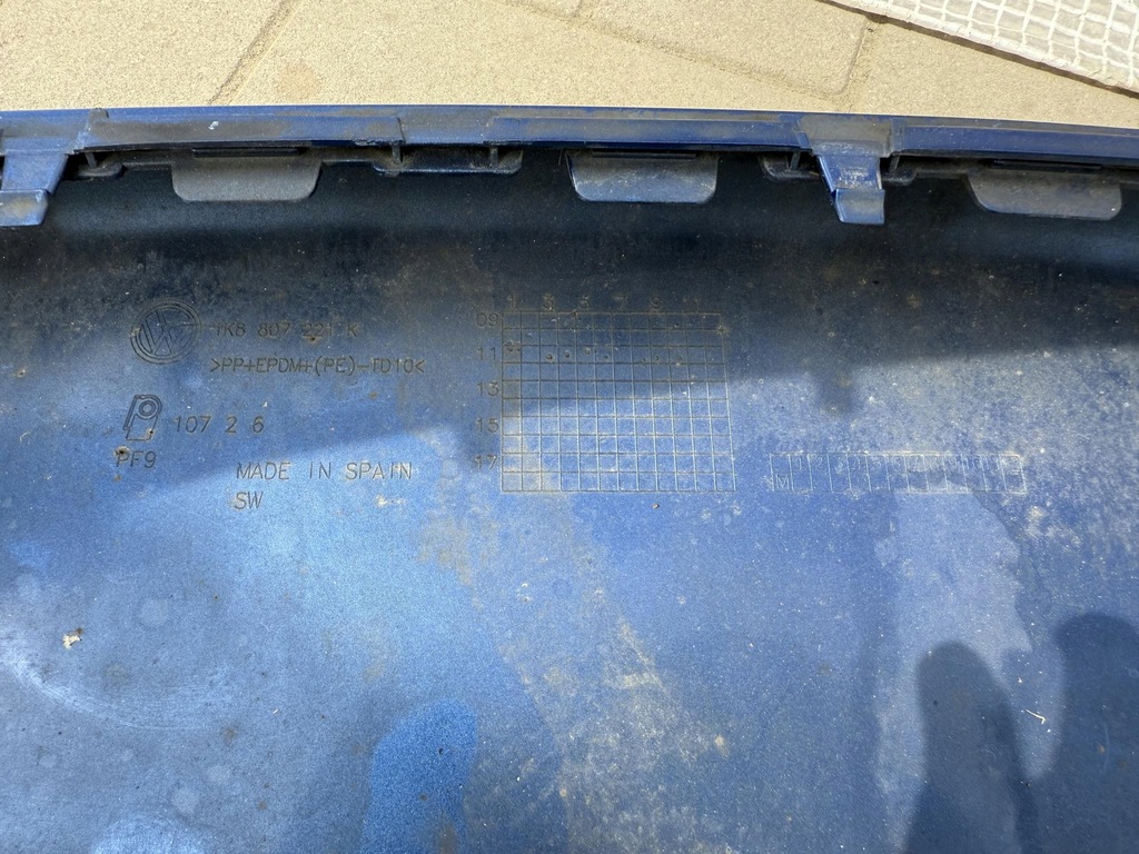 фото №13, Vw scirocco r r20 бампер передній перед 1k8807221k