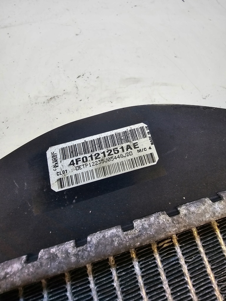 фото №6, Радиатор wody 2.0 tdi audi a6 c6 4f0121251ae