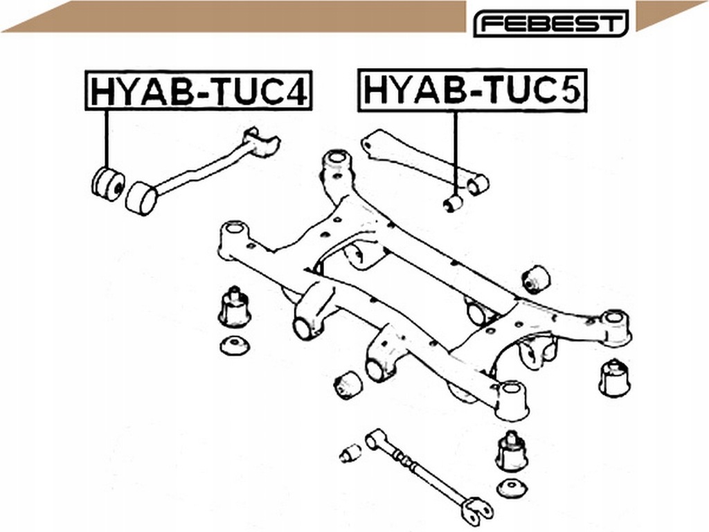 фото №2, Втулка важеля [febest]