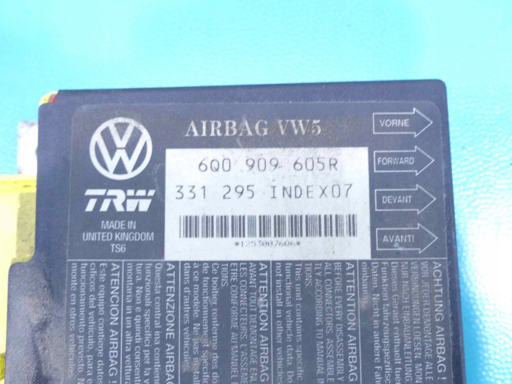 фото №12, Подушки безпеки повітряні seat ibiza iii 6l 02-06 eu