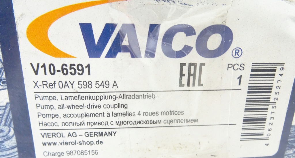 Vaico v10-6591 насос Цена