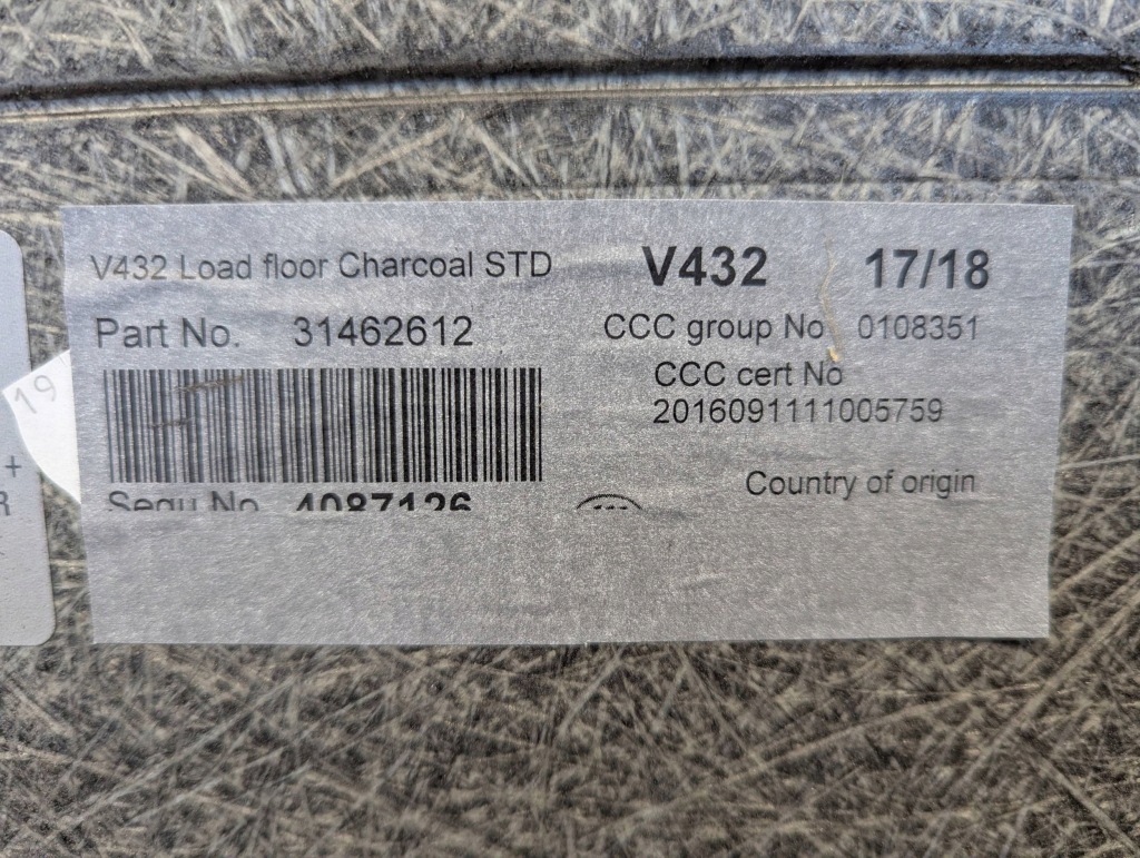 фото №11, Volvo v60 ii 2019-2025 обшивка пол багажника