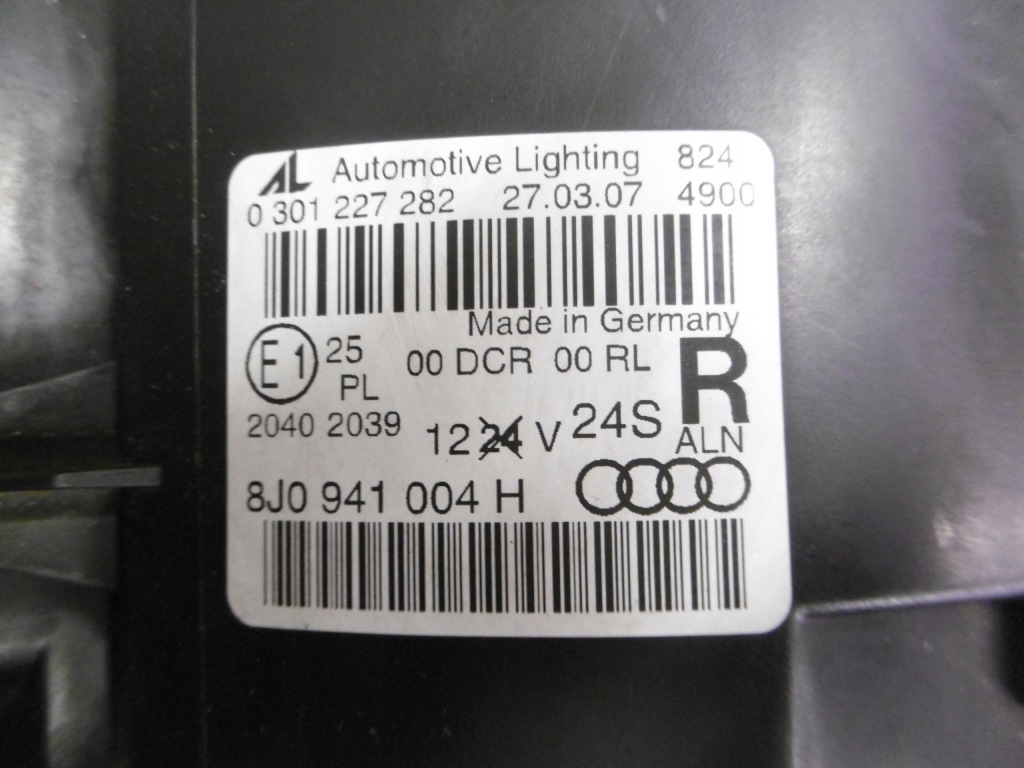 Audi tt 8j0 - лампа передняя правая bixenon поворотный Цена