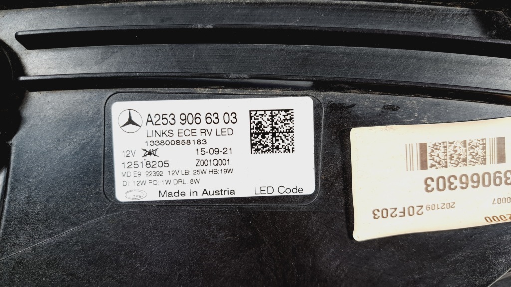 Mercedes glc w 253 lift лампа ліва full led high performance a2539066303 в Україні