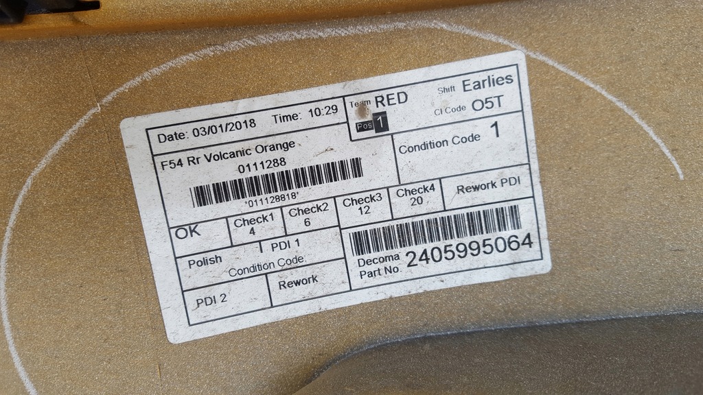 фото №8, Mini f54 clubman бампер задній