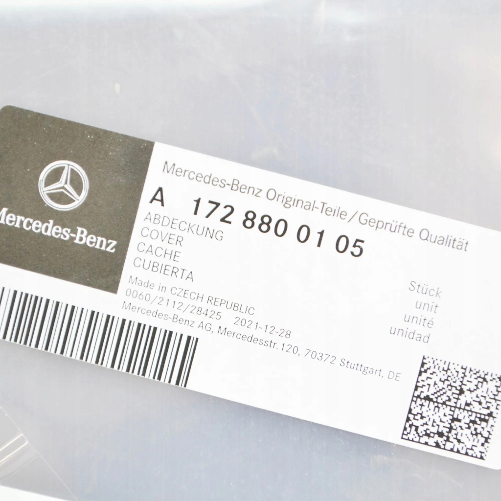 Mercedes-benz slk r172 кришка капот a1728800105 оригінальна Зі Шроту