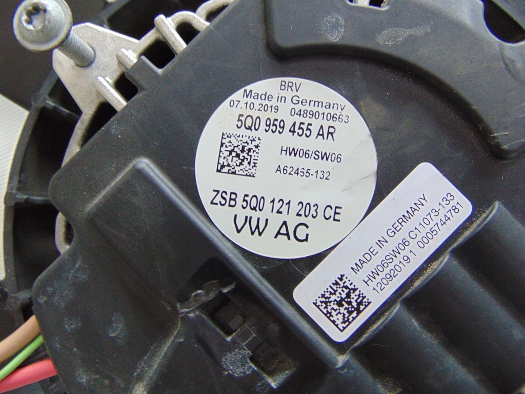 фото №2, Vw passat b8 t-roc вентилятор 5q0959455ar