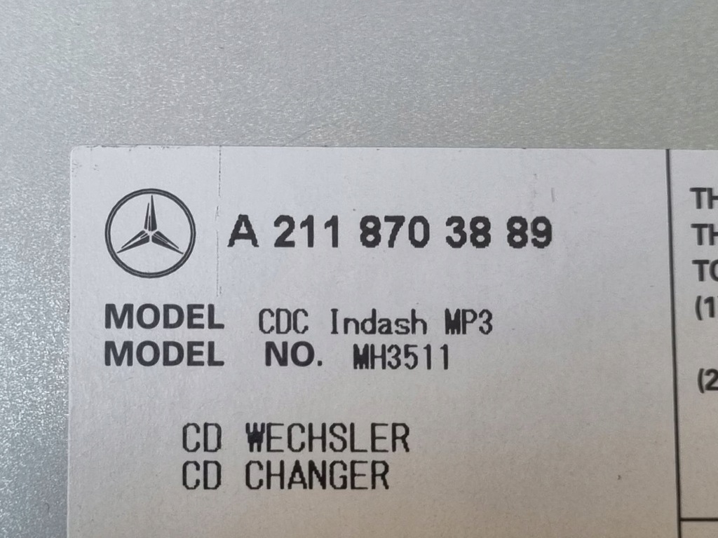 фото №6, Чейнджер дисков cd mercedes-benz slk-class r171 2006 a2118703889