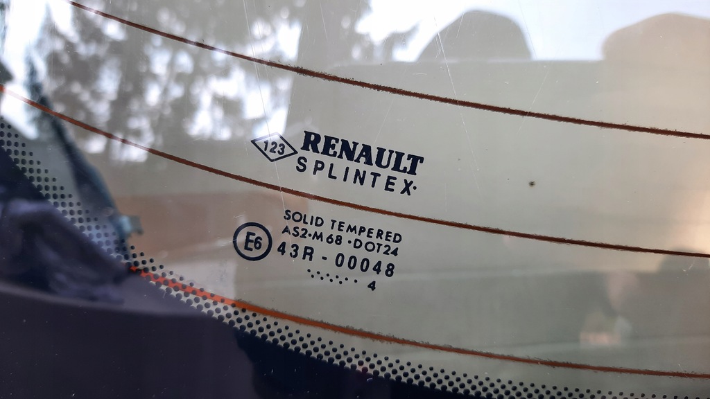 фото №3, Стекло задняя renault megane 04r