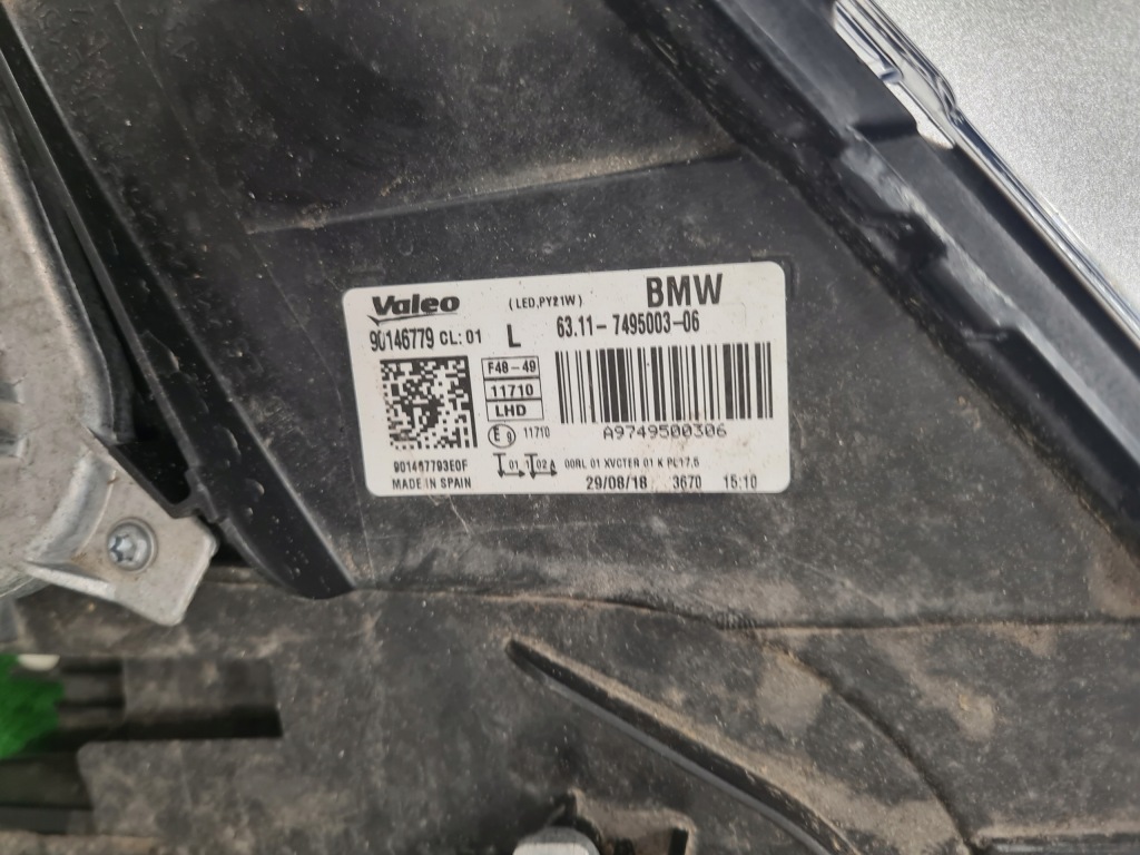 Bmw x1 f48 фара full led европа  правый  7495004 с Разборки