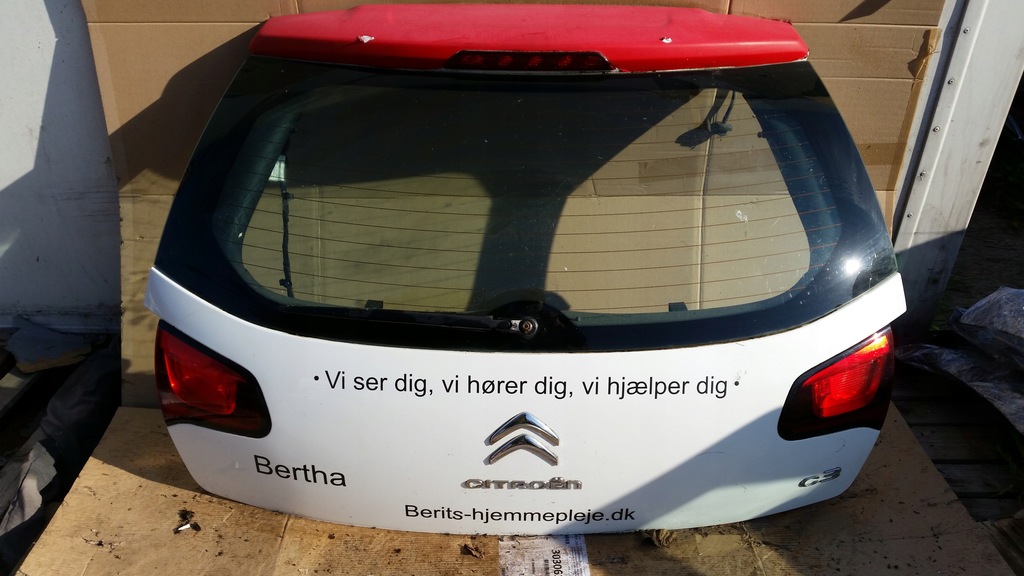 фото №1, Крышка багажника задняя citroen c3 ii 09-
