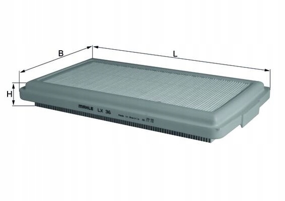 фото №1, Mahle lx 36 фільтр повітря