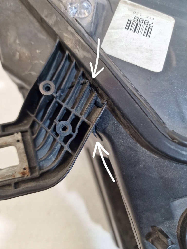 Bmw x3 x4 f25 f26 рестайлинг  lci фара правый  перед full led адаптивный 74606320 с Разборки