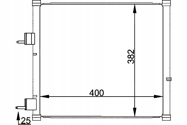 фото №2, Конденсатор радіатор кондиціонера [hella]