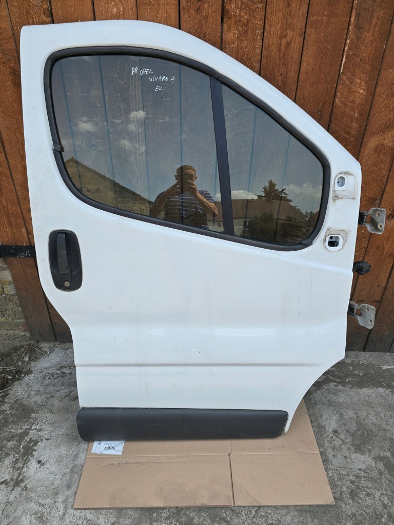 фото №3, Двері правий перед передні opel vivaro a 01-14 rok kompl. білий lift