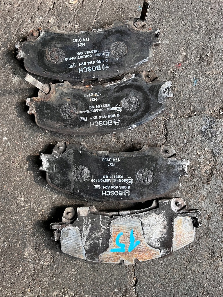 фото №3, 96 renault koleos ii zklocki тормозные перед