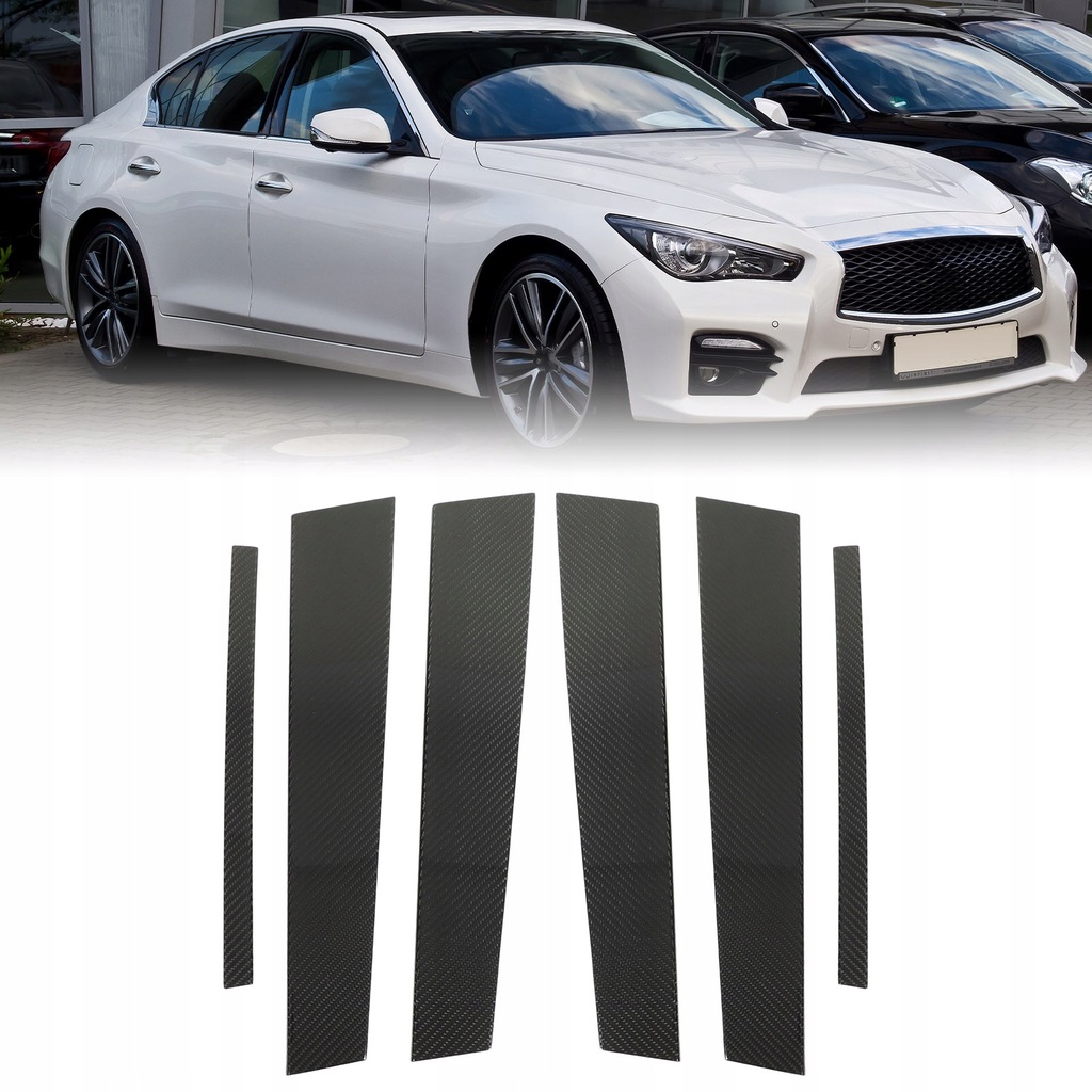 фото №11, 6 szt. оздоблення стійка b з волокна вугільний панель стійка декор замінник