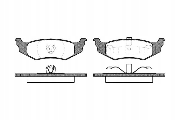 фото №1, Remsa гальмівні колодки гальмівні chrysler cirrus 2.0 lx