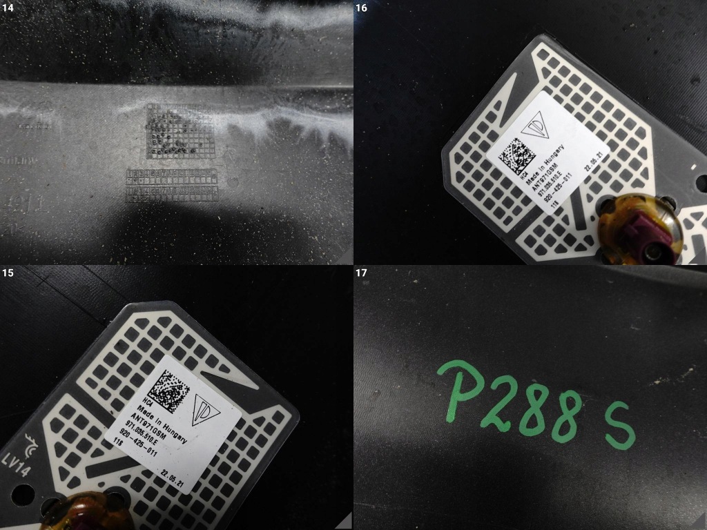 Porsche macan 95b 13-21 lift бампер задняя задний хороший pdc Оригинал