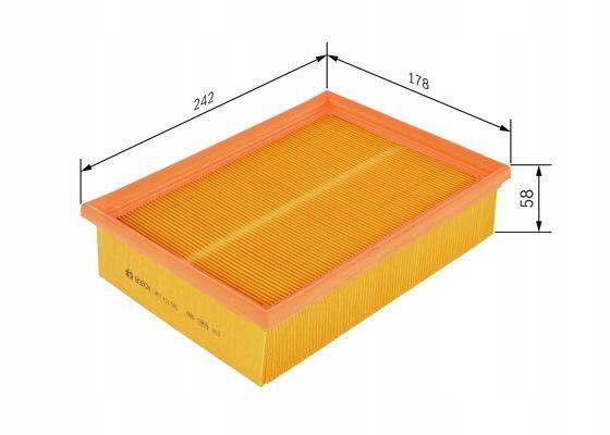 Bosch фильтр воздуха 1 457 433 085 Оригинал