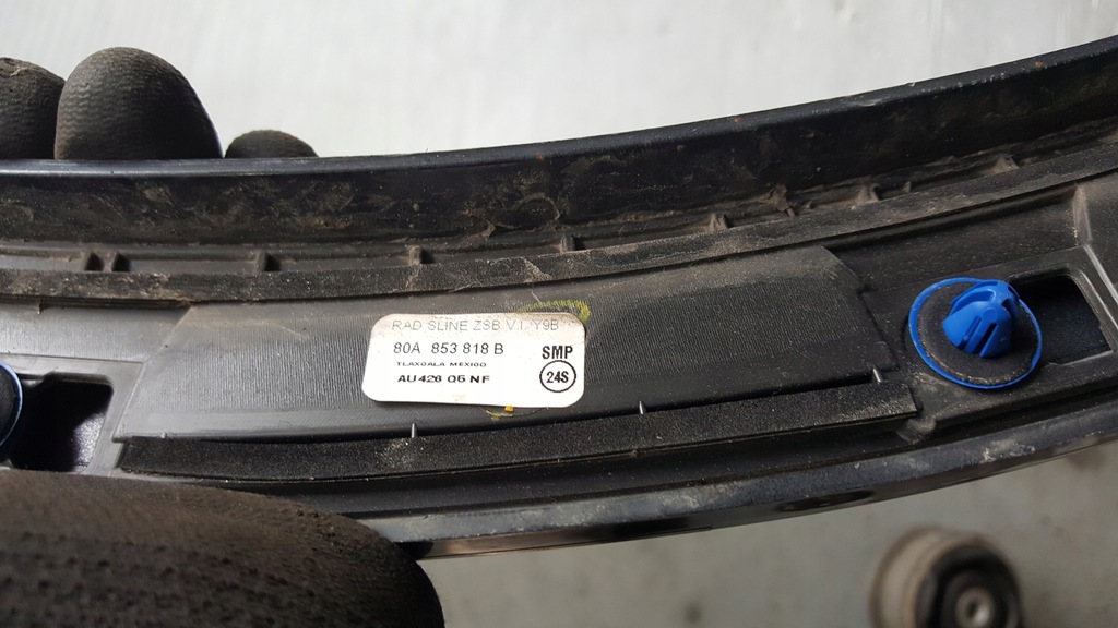 фото №13, Молдинг крыла pr задняя audi q5 80a853818b демонтаж