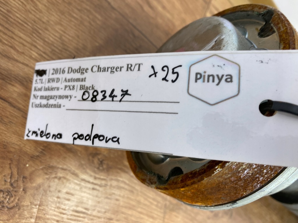 фото №15, Wał привідний dodge charger challenger 3.6l 2015+ usa