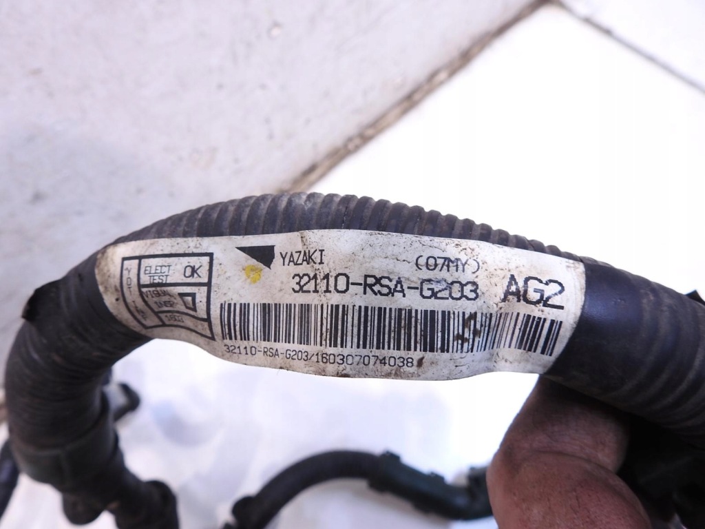 фото №11, Джгут електропроводка двигуна honda civic viii 1.8 i-vtec 32110-rsa-g203