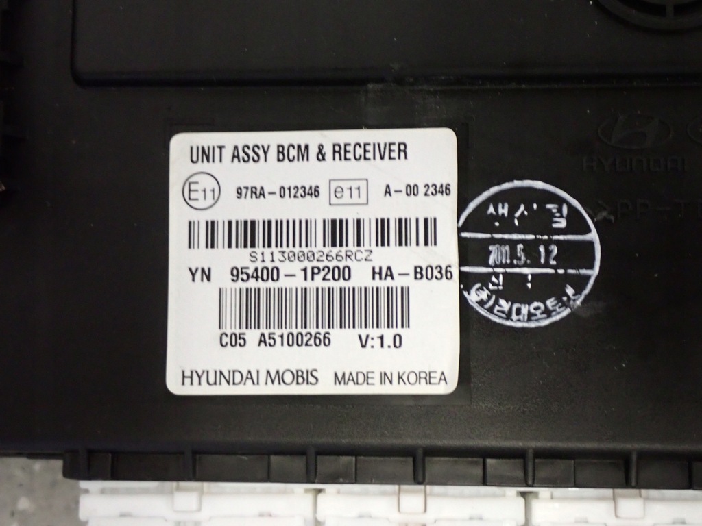 фото №4, Kia venga 1.4 09- набор стартовый бортовой компьютер