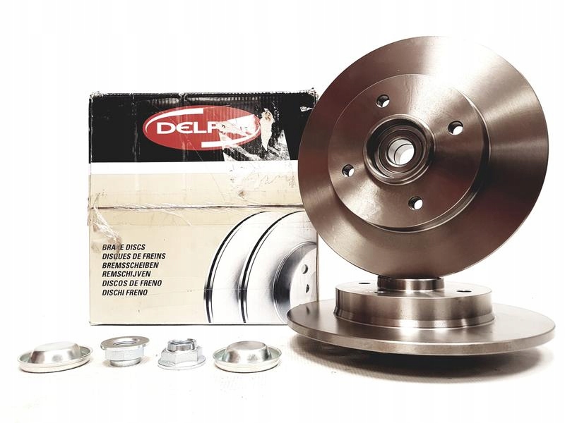 фото №3, Delphi тормозные диски+ тормозные колодки задняя citroen c4 i / coupe