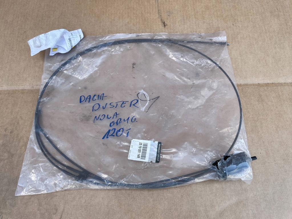 фото №1, Renault dacia duster трос фари лампа nowa