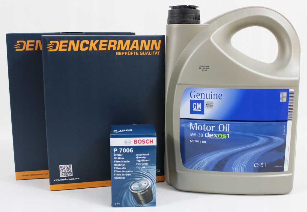 фото №1, Набір фільтрів + олія gm 5l opel mokka x 1.4t