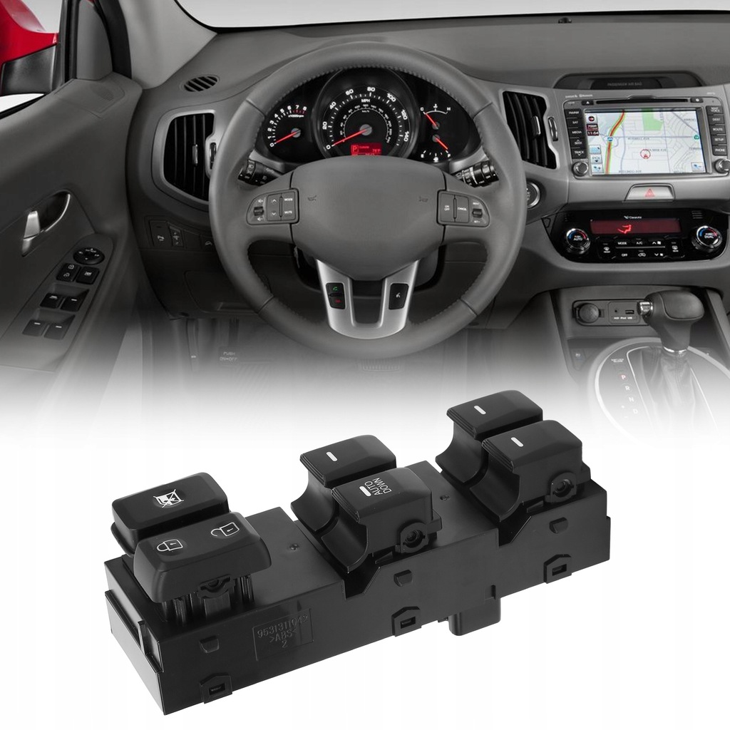фото №9, Переключатель управление стекло 93570-3w000 заменитель dla kia sportage