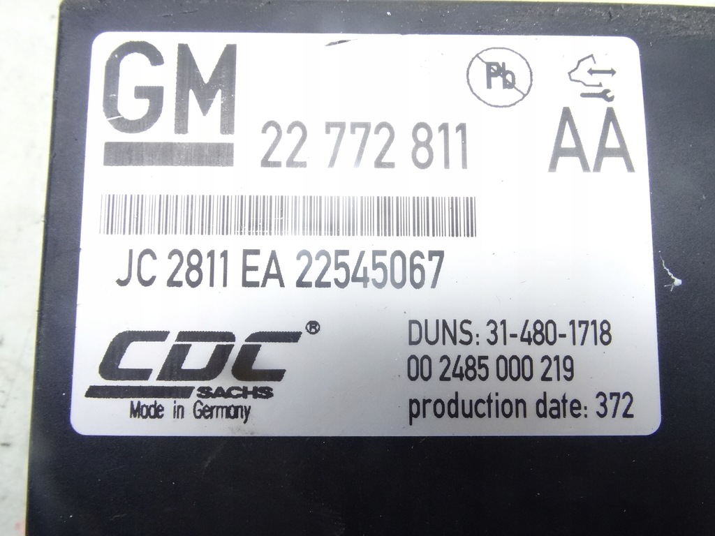 фото №2, Opel insignia a модуль cdc 22772811