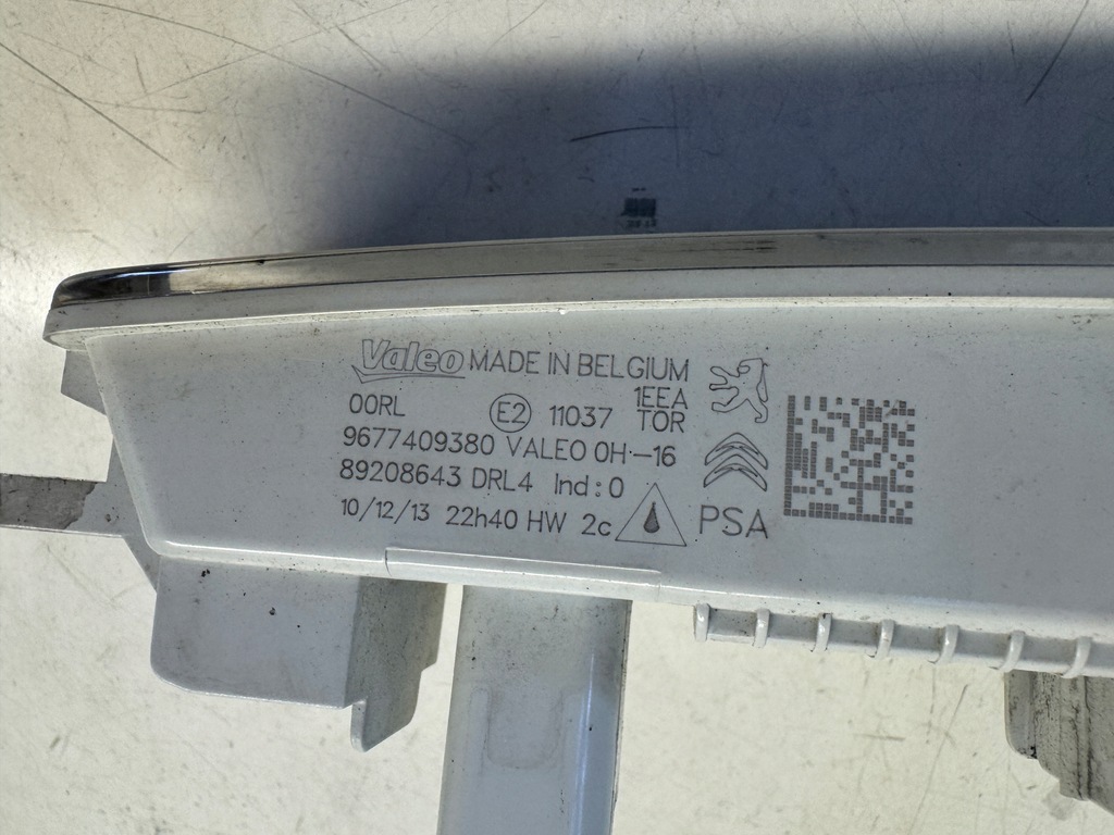 фото №7, Citroen peugeot противотуманная фара led drl 9677409380