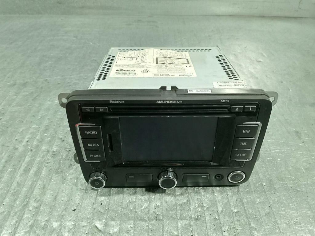 фото №1, Радіо skoda octavia ii lift 3t0035192m rns 315